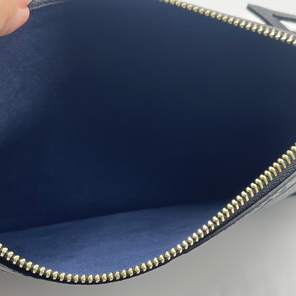 Louis Vuitton Neverfull Empreinte Monogram Pochette Clutch Wristlet Pouch Rare - Picture 13 of 15